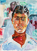 Lanuar, Portrait, Aquarell
